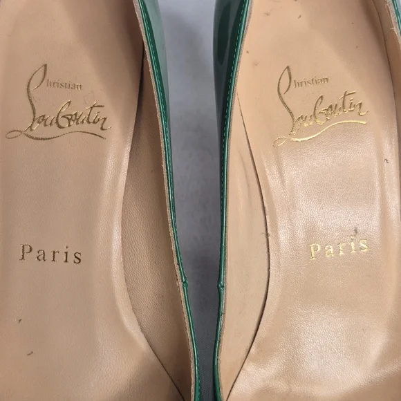 Christian Louboutin Green Patent Leather Classic Pumps EUR 36/US 6 - Picture 11 of 17